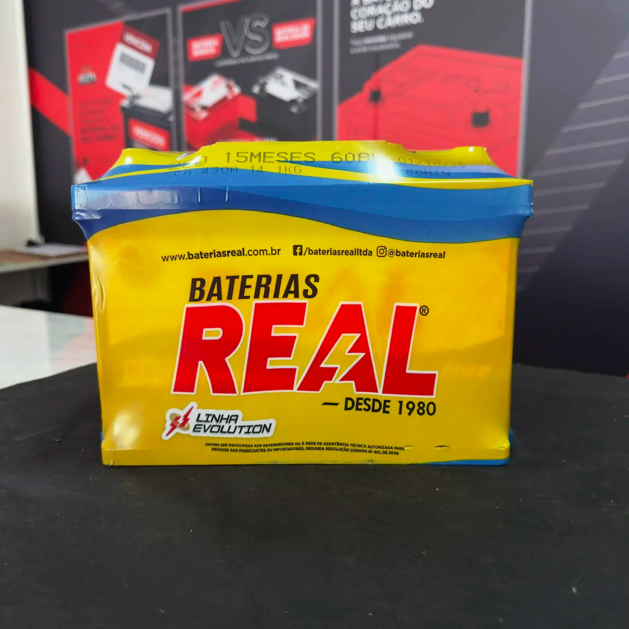 Bateria Real selada 60Ah